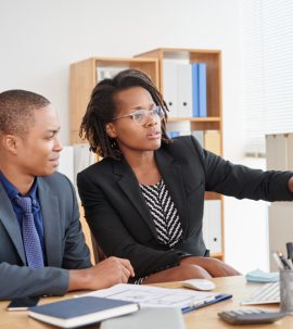20605 African consultant business talk image